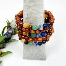 Load image into Gallery viewer, Chakra Bead Bracelets with Sandalwood