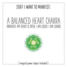 Load image into Gallery viewer, Stuff I Want To Manifest: Balanced Heart Chakra / Anahata