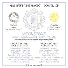 Load image into Gallery viewer, Manifest The Magic + Power of Your Crystal Moonstone