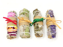 Load image into Gallery viewer, Sage Smudge Bundles - Metaphysical products, cleansing, chakra, use with crystals, mind and body