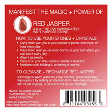 Load image into Gallery viewer, Manifest The Magic + Power of Your Crystal Red Jasper