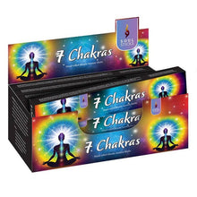 Load image into Gallery viewer, Soul Sticks 7 Chakras 12 Pack Natural Incense Sticks