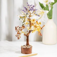 Load image into Gallery viewer, 300 Chips Gemstone Tree | 7 Chakra Tree | Crystal Decor