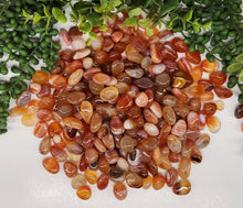 Load image into Gallery viewer, Banded Carnelian (1kg/2.2lbs.) Tumbled Stone 17-23mm