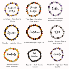 Load image into Gallery viewer, COURAGE Bracelet | Tiger Eye Bracelet | Carnelian Bracelet