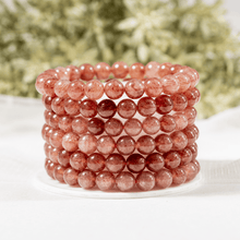 Load image into Gallery viewer, Healing Bracelet | Strawberry Quartz | Gemstone Bracelet