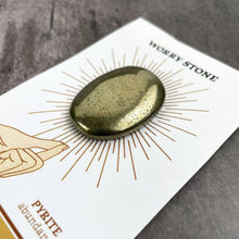 Load image into Gallery viewer, Worry Stone on Card- You Choose the Stone