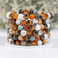 Load image into Gallery viewer, COURAGE Bracelet | Tiger Eye Bracelet | Carnelian Bracelet