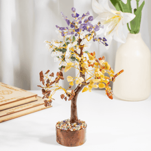 Load image into Gallery viewer, 300 Chips Gemstone Tree | 7 Chakra Tree | Crystal Decor