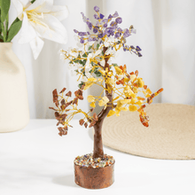 Load image into Gallery viewer, 300 Chips Gemstone Tree | 7 Chakra Tree | Crystal Decor