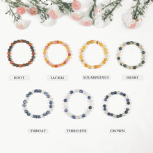 Load image into Gallery viewer, Chakra Crystal Bracelet Healing Natural Crystal Jewelry
