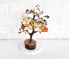 Load image into Gallery viewer, 300 Chips Gemstone Tree | 7 Chakra Tree | Crystal Decor