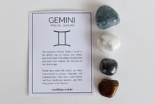 Load image into Gallery viewer, Tumbled Crystals Kit | GEMINI | Stones Gift | Zodiac Set