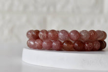 Load image into Gallery viewer, Healing Bracelet | Strawberry Quartz | Gemstone Bracelet