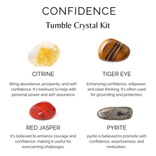 Load image into Gallery viewer, Crystal Gift Set | CONFIDENCE | Crystal Healing Gemstone Kit