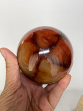 Load image into Gallery viewer, 1 pc Carnelian Sphere w/ info card