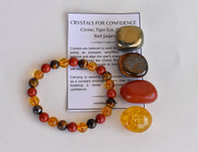 Load image into Gallery viewer, Crystal Gift Set | CONFIDENCE | Crystal Healing Gemstone Kit
