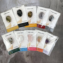 Load image into Gallery viewer, Worry Stone on Card- You Choose the Stone