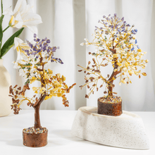 Load image into Gallery viewer, 300 Chips Gemstone Tree | 7 Chakra Tree | Crystal Decor