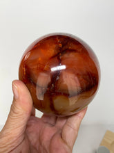 Load image into Gallery viewer, 1 pc Carnelian Sphere w/ info card