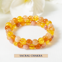 Load image into Gallery viewer, Chakra Crystal Bracelet Healing Natural Crystal Jewelry