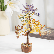 Load image into Gallery viewer, 300 Chips Gemstone Tree | 7 Chakra Tree | Crystal Decor