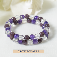 Load image into Gallery viewer, Chakra Crystal Bracelet Healing Natural Crystal Jewelry