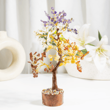 Load image into Gallery viewer, 300 Chips Gemstone Tree | 7 Chakra Tree | Crystal Decor