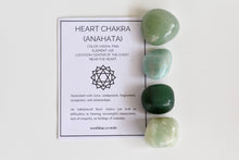 Load image into Gallery viewer, Chakra Gift Set |  HEART Chakra | Healing Gemstone Kit