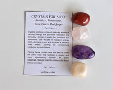 Load image into Gallery viewer, Improve SLEEP Relief Crystal Set, Crystal Healing Sleep Kit