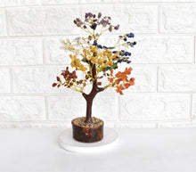 Load image into Gallery viewer, 300 Chips Gemstone Tree | 7 Chakra Tree | Crystal Decor