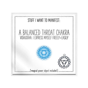 Stuff I Want To Manifest: Balanced Throat Chakra / Vishuddha