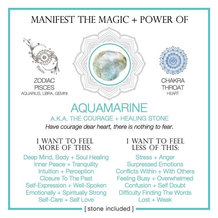 Manifest The Magic + Power of Your Crystal Aquamarine