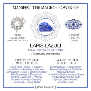 Manifest The Magic + Power of Your Crystal Lapis Lazuli
