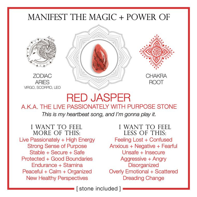 Manifest The Magic + Power of Your Crystal Red Jasper