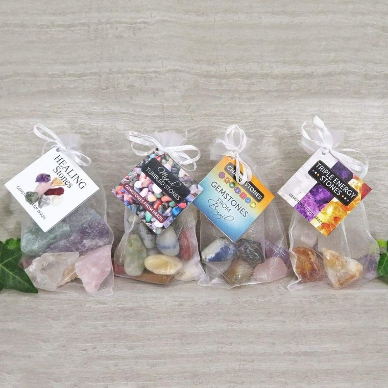 Specialty Packaged Sets - Healing Stones -  Tied & Tagged