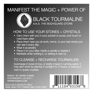 Manifest The Magic + Power of Your Crystal Black Tourmaline