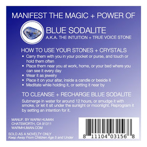 Manifest The Magic + Power of Your Crystal Blue Sodalite