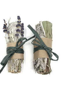 Sage Smudge Bundles - Metaphysical products, cleansing, chakra, use with crystals, mind and body