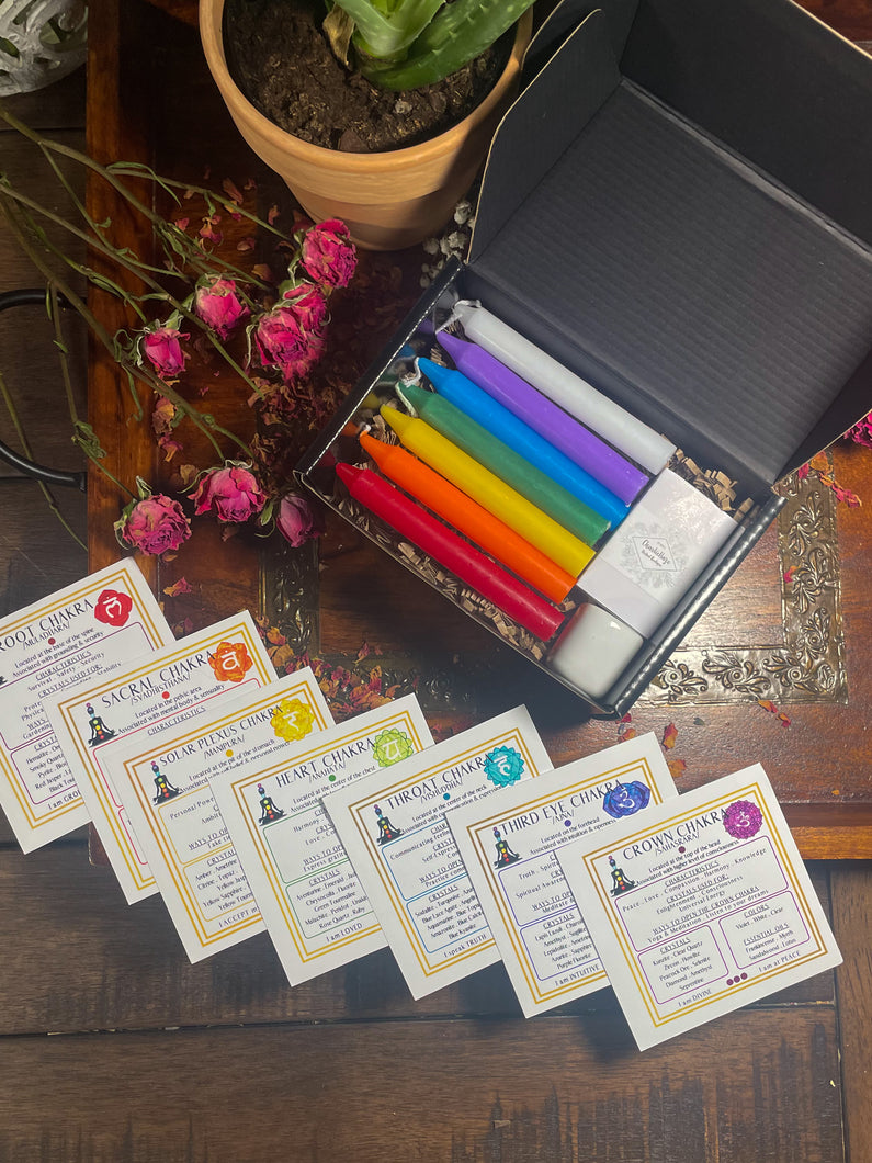 Chakra Meditation Candle Set
